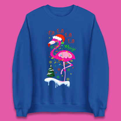 flamingo christmas sweatshirt