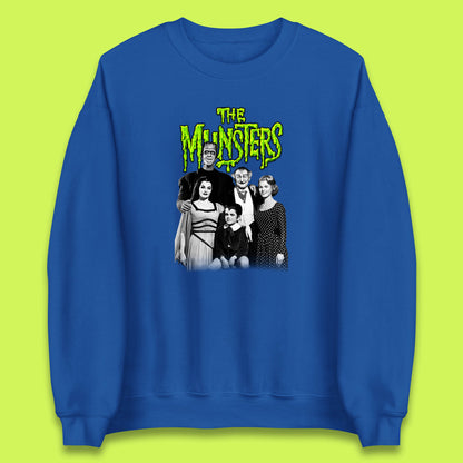 Vintage The Munsters Family TV Series Halloween Frankenstein Horror Scary Unisex Sweatshirt