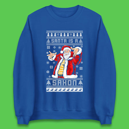 Santa is A Saxon Christmas Unisex Sweatshirt
