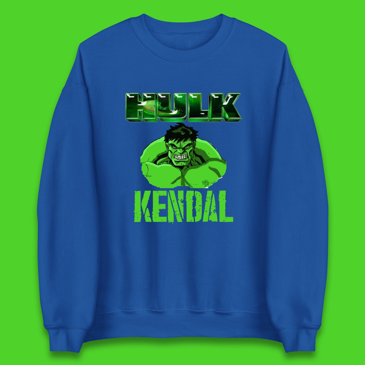 Personalised Incredible Hulk Jumper
