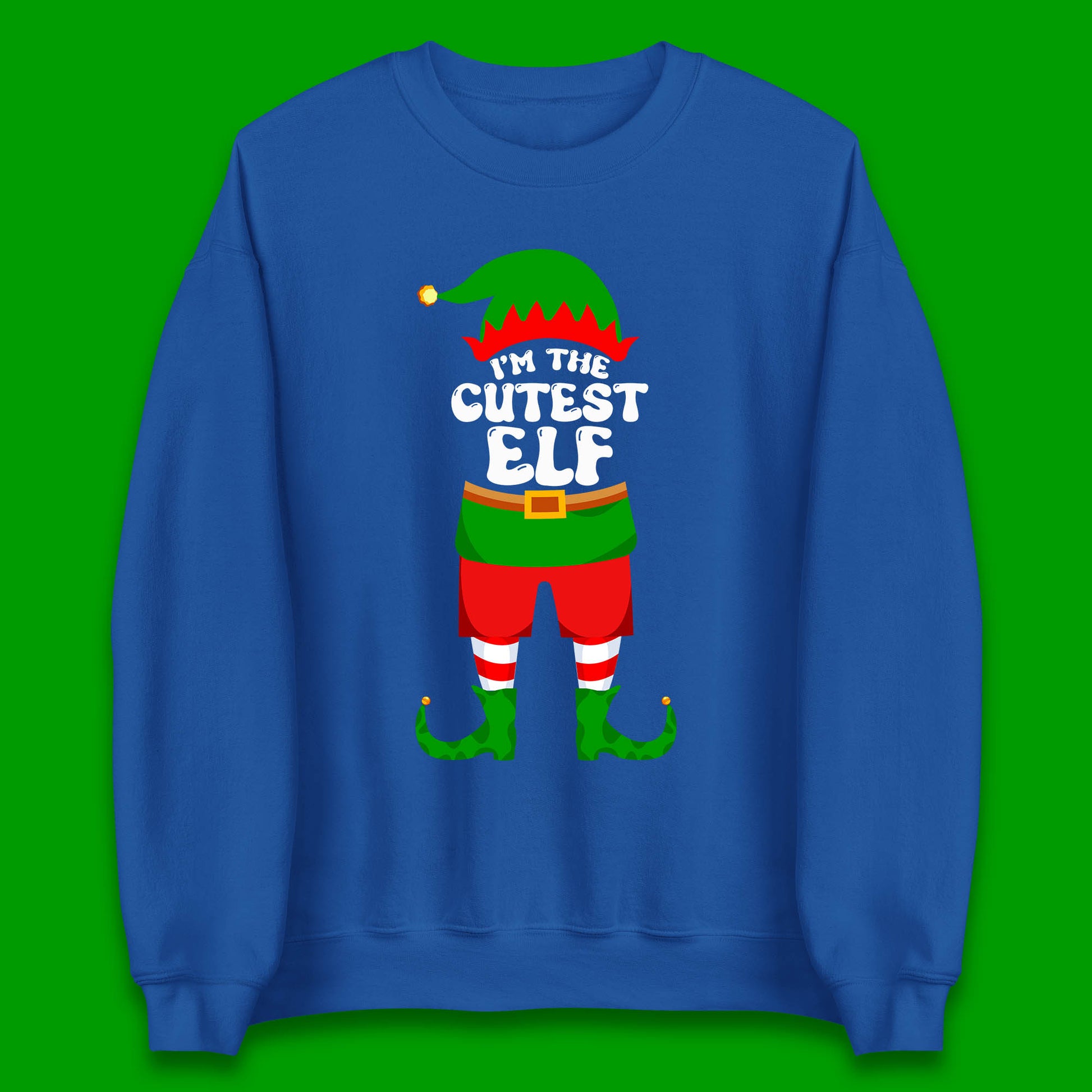 im the cutest elf christmas sweatshirt