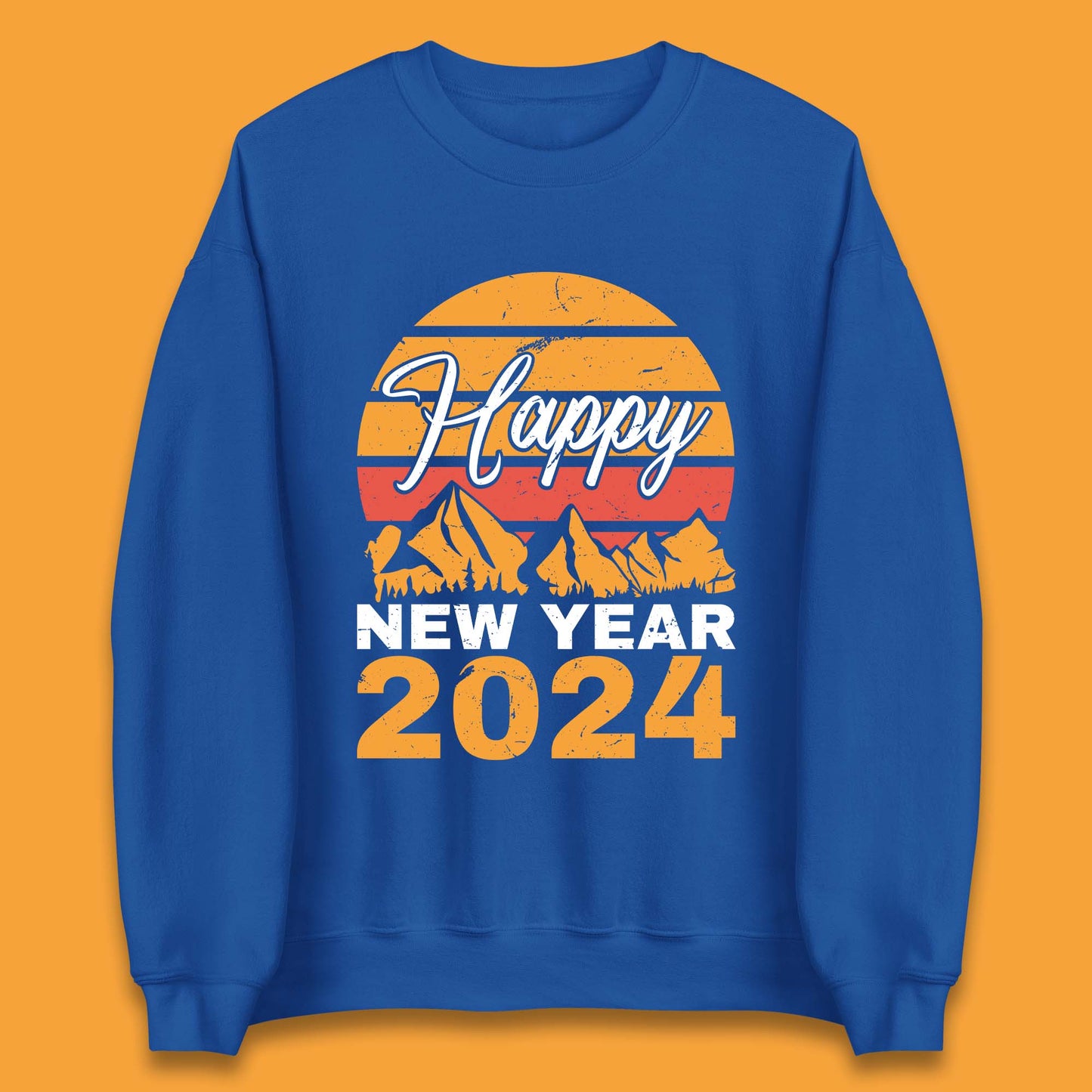 Happy New Year 2024 Camping Camping Unisex Sweatshirt