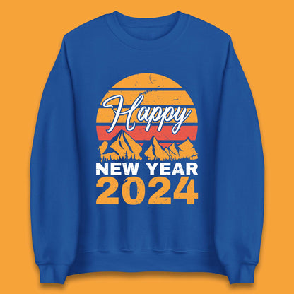 Happy New Year 2024 Camping Camping Unisex Sweatshirt