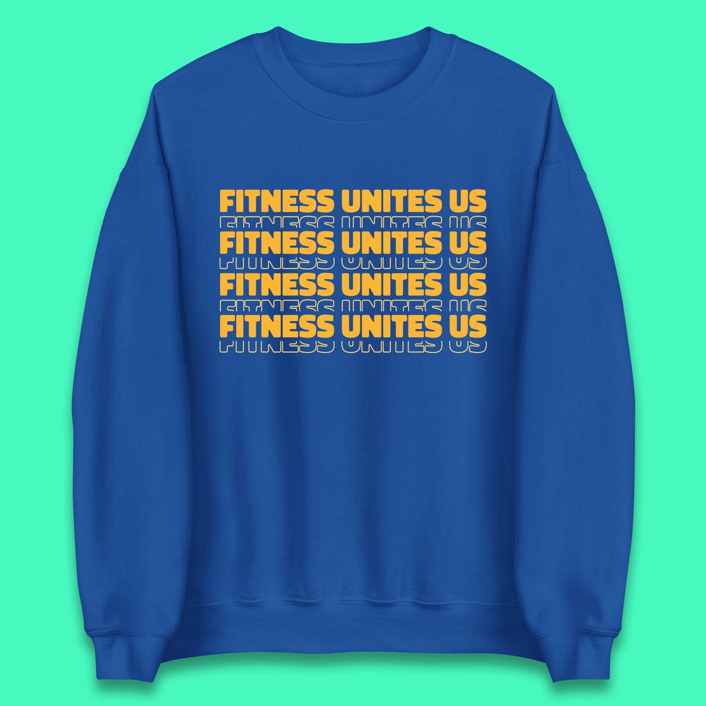 Fitness Unites Us National Fitness Day Gym Day Fitness Workout Unisex Sweatshirt