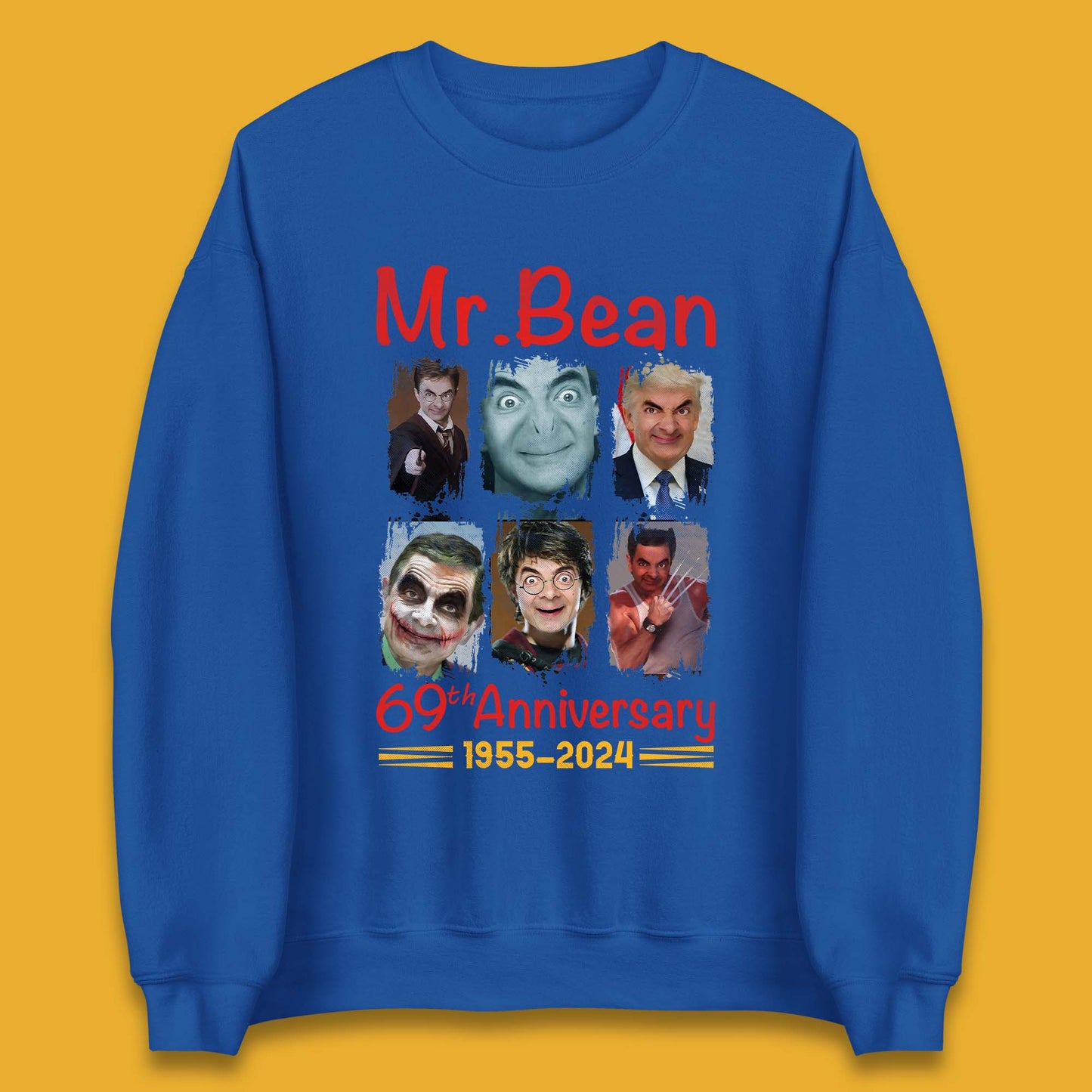 Mr. Bean 69th Anniversary Unisex Sweatshirt