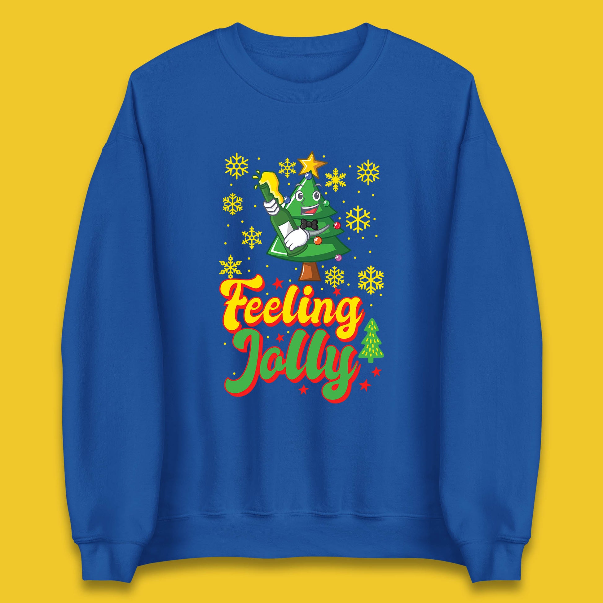 feeling jolly christmas beer sweatshirt