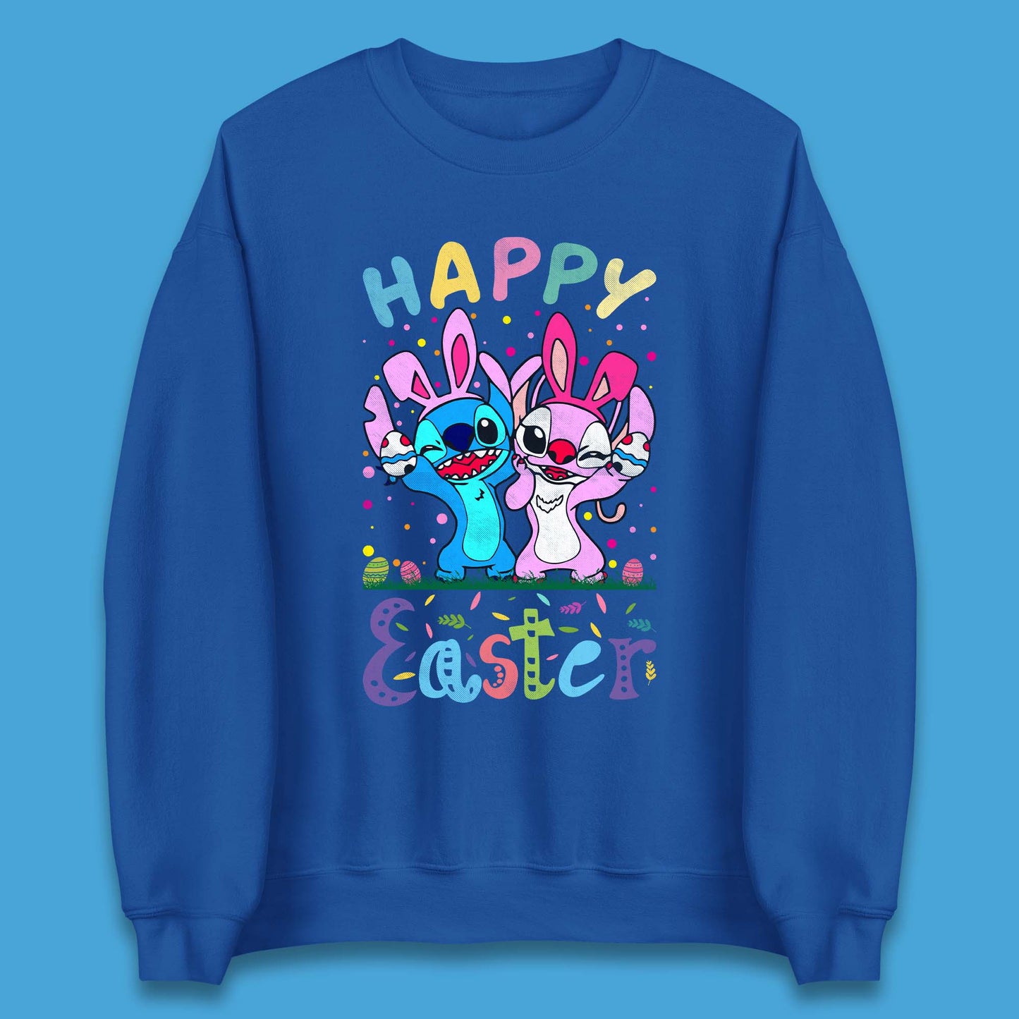 Happy Easter Stitch Unisex Sweatshirt