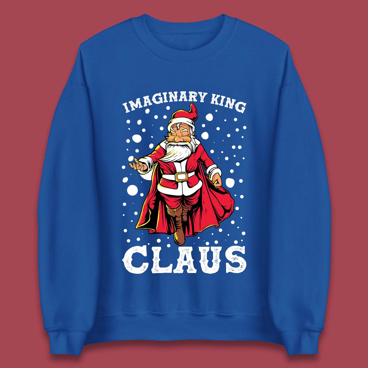 imaginary king santa christmas sweatshirt