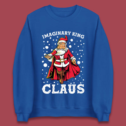 imaginary king santa christmas sweatshirt