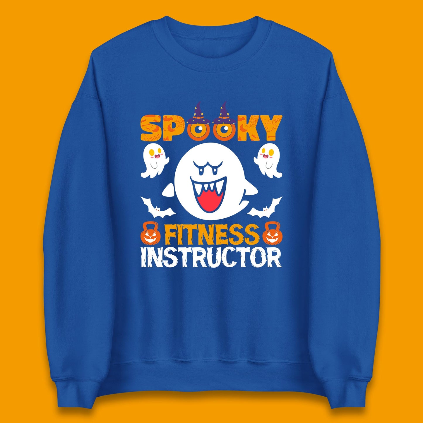 Halloween Spooky Fitness Instructor Super Mario Boo Halloween Costume Unisex Sweatshirt
