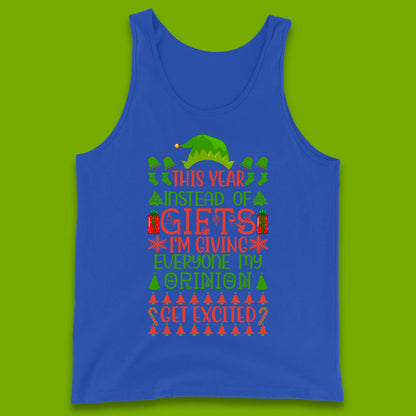 christmas elf tank top