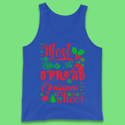 spread christmas cheer tank top