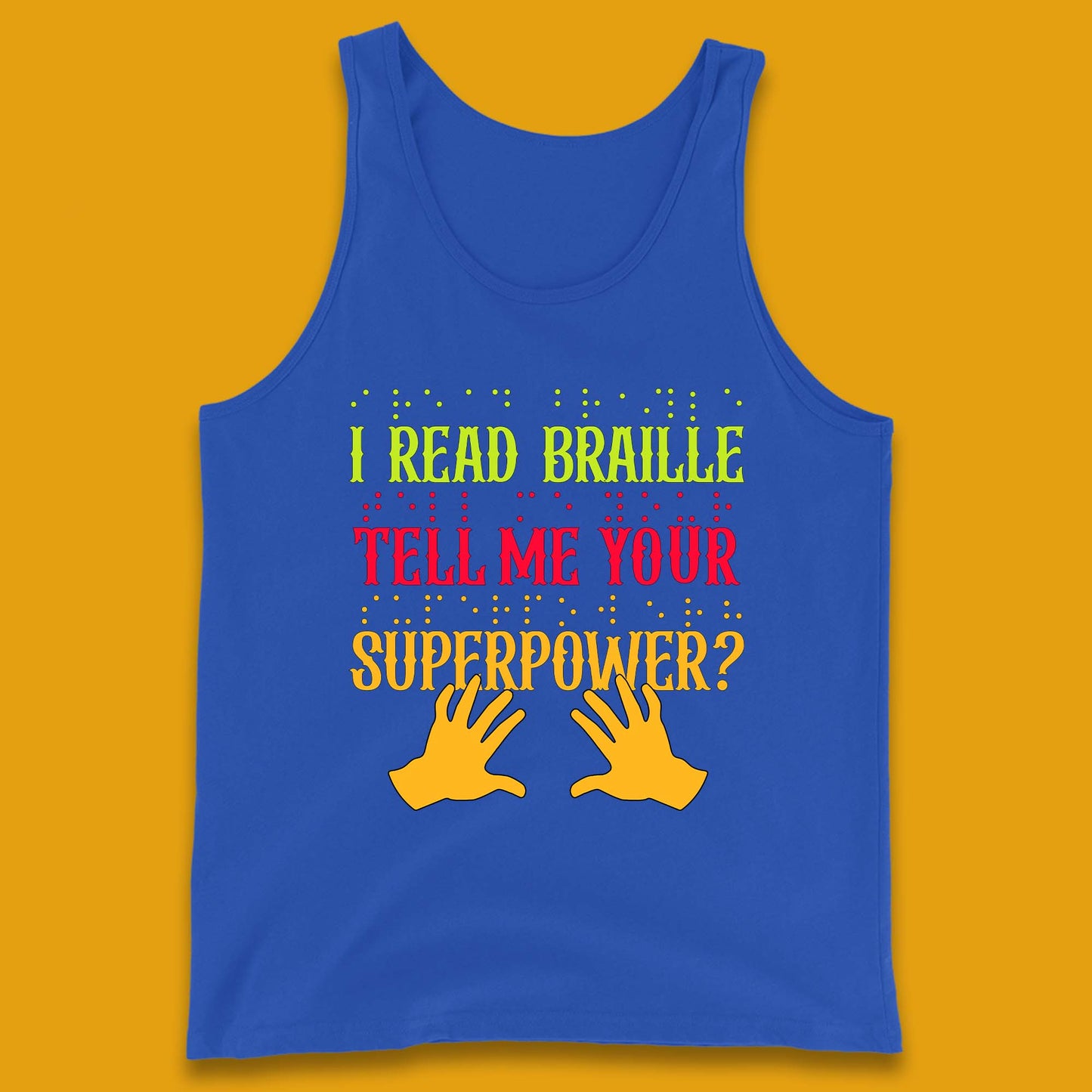 Braille Superpower Tank Top