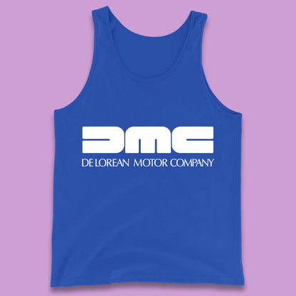 DeLorean Motor Company (DMC) Vintage Logo Back To The Future Tank Top
