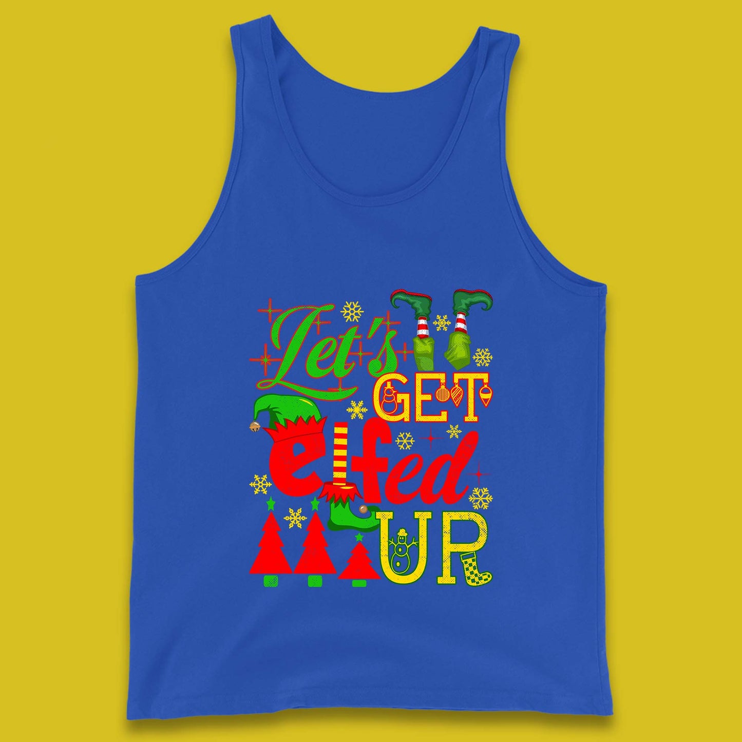 christmas elf tank top