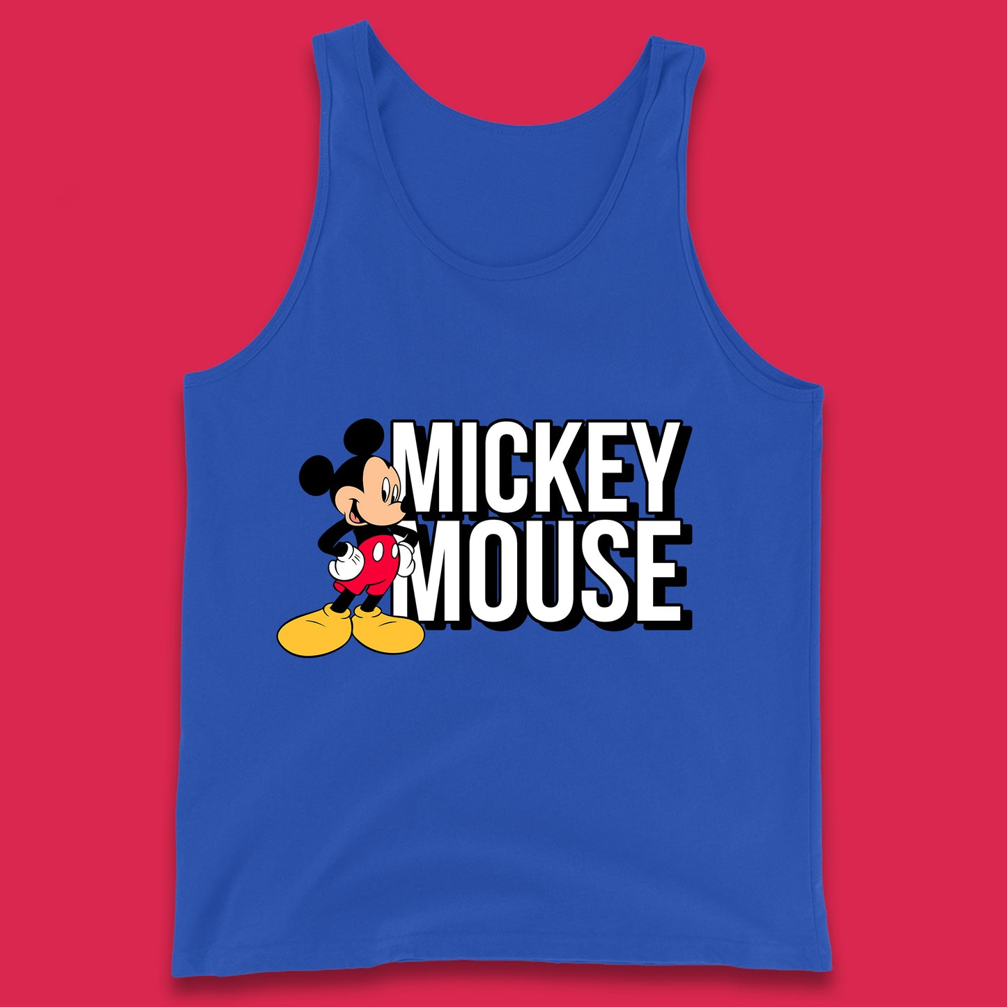 Disney Mickey Mouse Cartoon Character Disneyland Walt Disney Vacation Trip Disney World Tank Top
