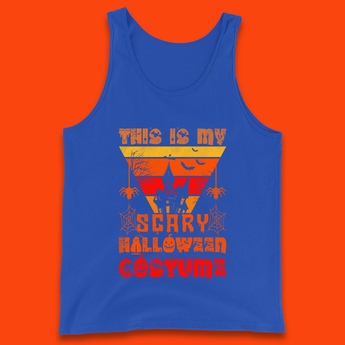This Is My Scary Halloween Costume Spooky Haunted House Creepy Halloween Tank Top