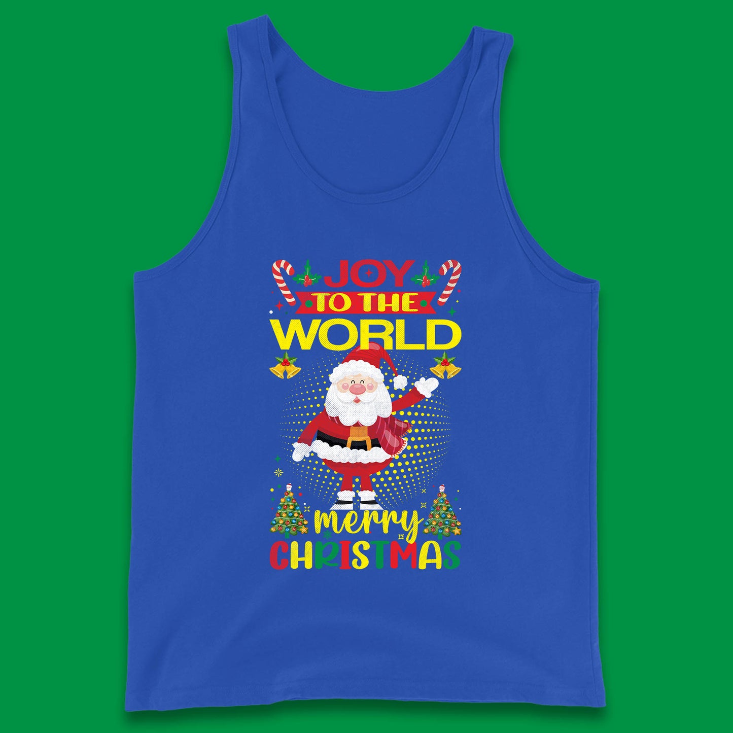 joy to the world christmas tank top