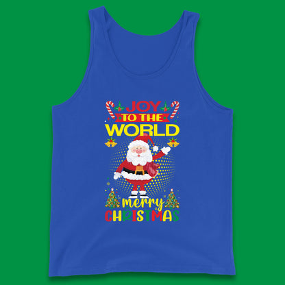 joy to the world christmas tank top