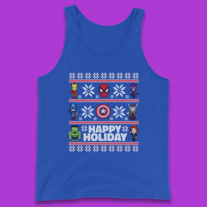Avengers Superheroes Christmas Tank Top