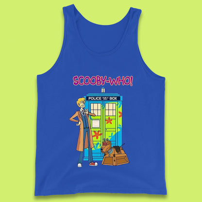 Scooby-Who Police Public Call Box  Scooby-Doo Doctor Who Tardis Police Box Tank Top