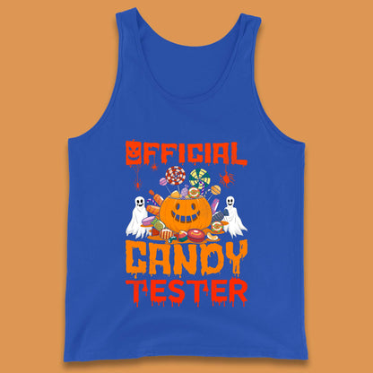 Official Candy Tester Halloween Trick Or Treat Funny Halloween Party Tank Top