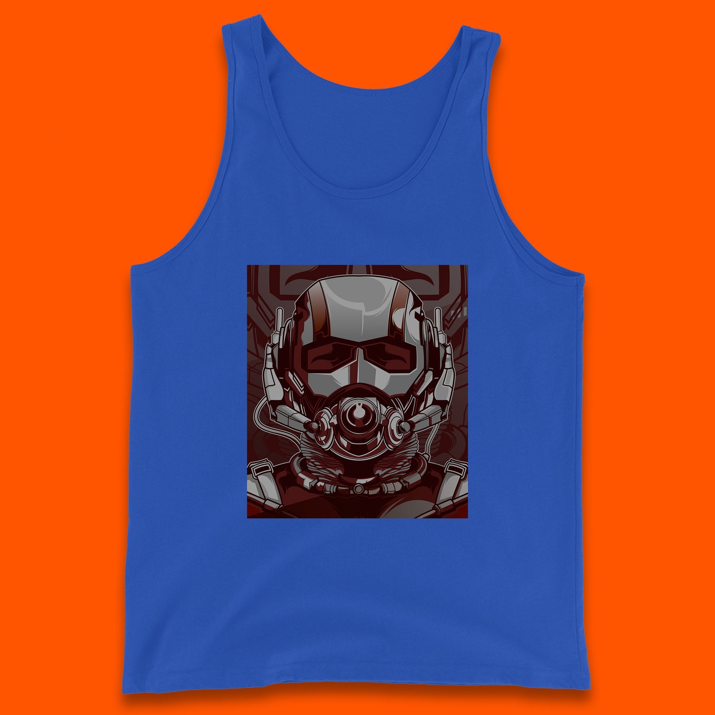 Marvel Comics Ant Man And The Wasp American Superhero Film Ant Man Face Helmet Avengers Movie Tank Top