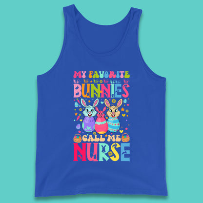 My Favorite Bunnies Call Me Nurse Tank Top