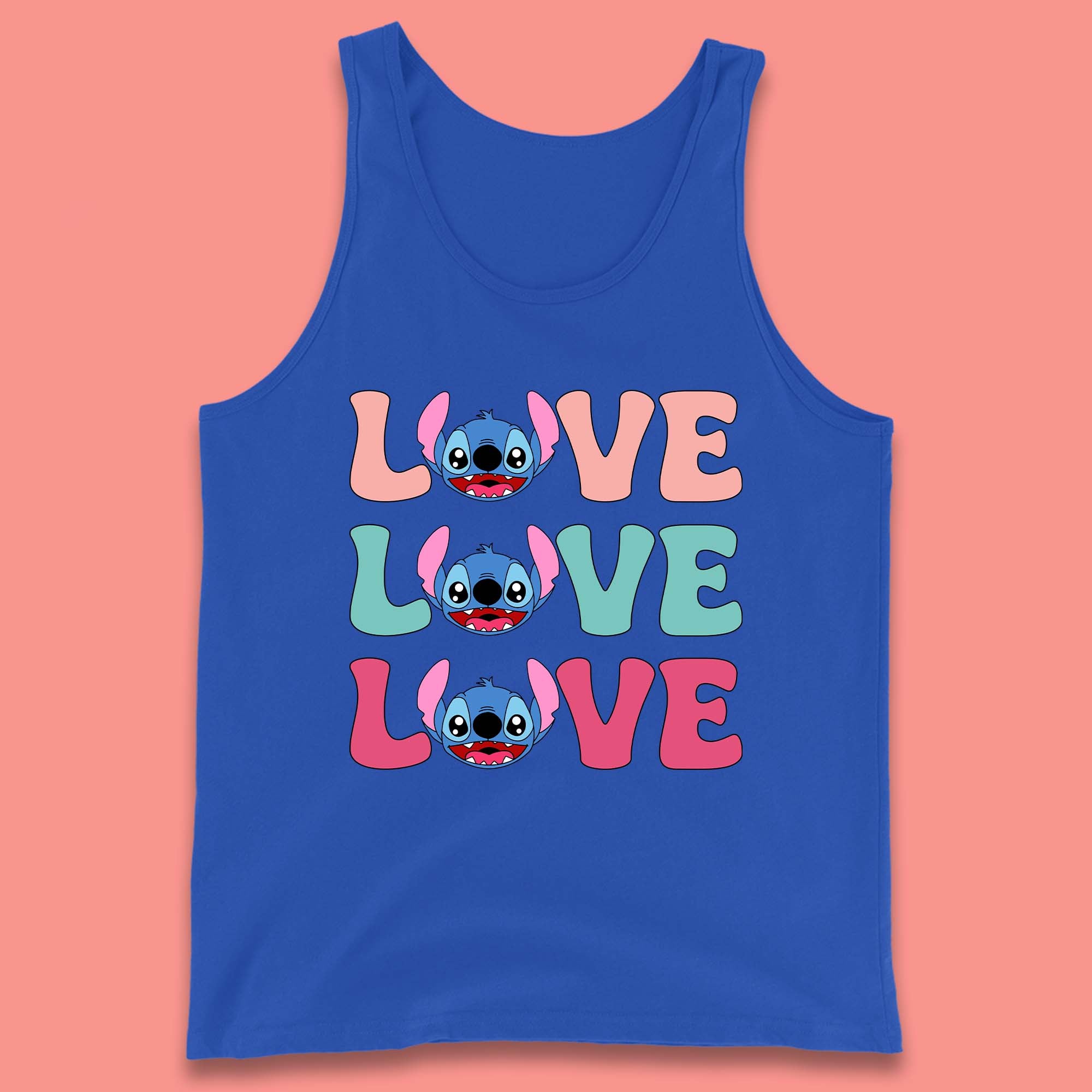 Stitch Love Valentines Tank Top