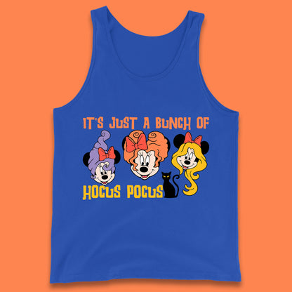 It's Just A Bunch Of Hocus Pocus Halloween Witches Minnie Mouse & Friends Disney Trip Tank Top