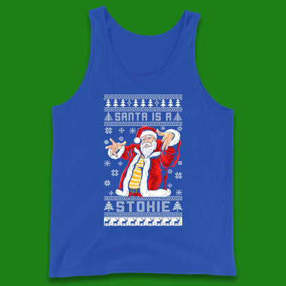Santa is A Stokie Christmas Tank Top
