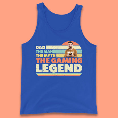 Personalised Dad The Gaming Legend Tank Top