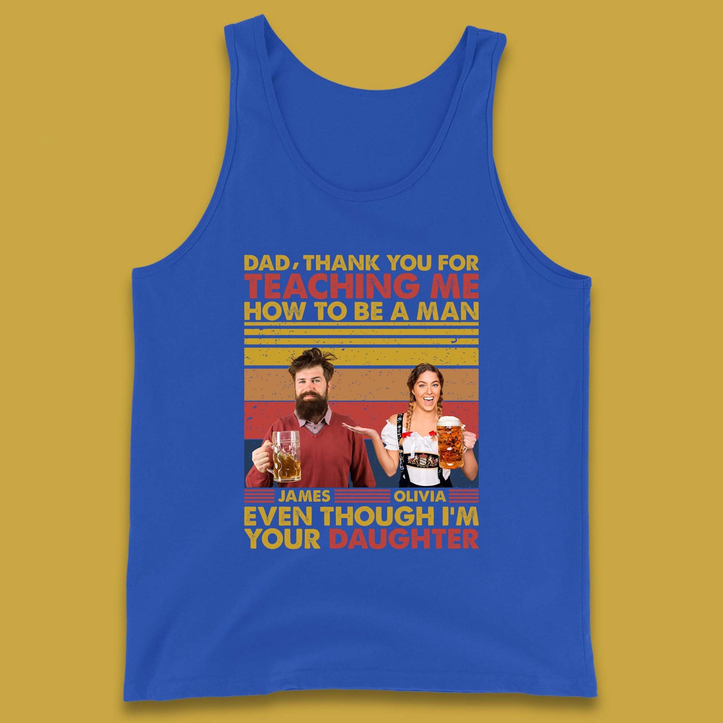 Personalised Thank You For Teaching Me Tank Top