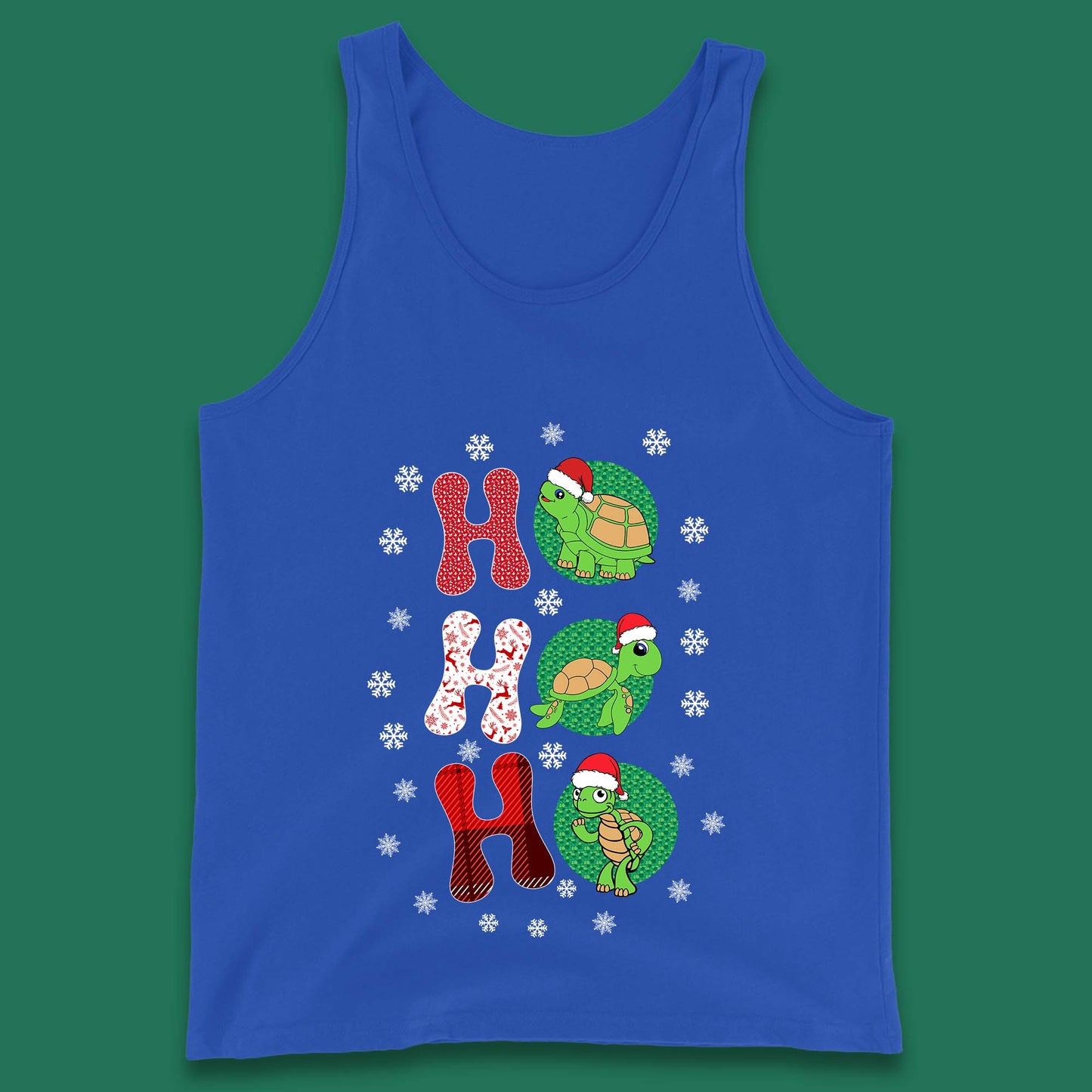 turtles santa tank top