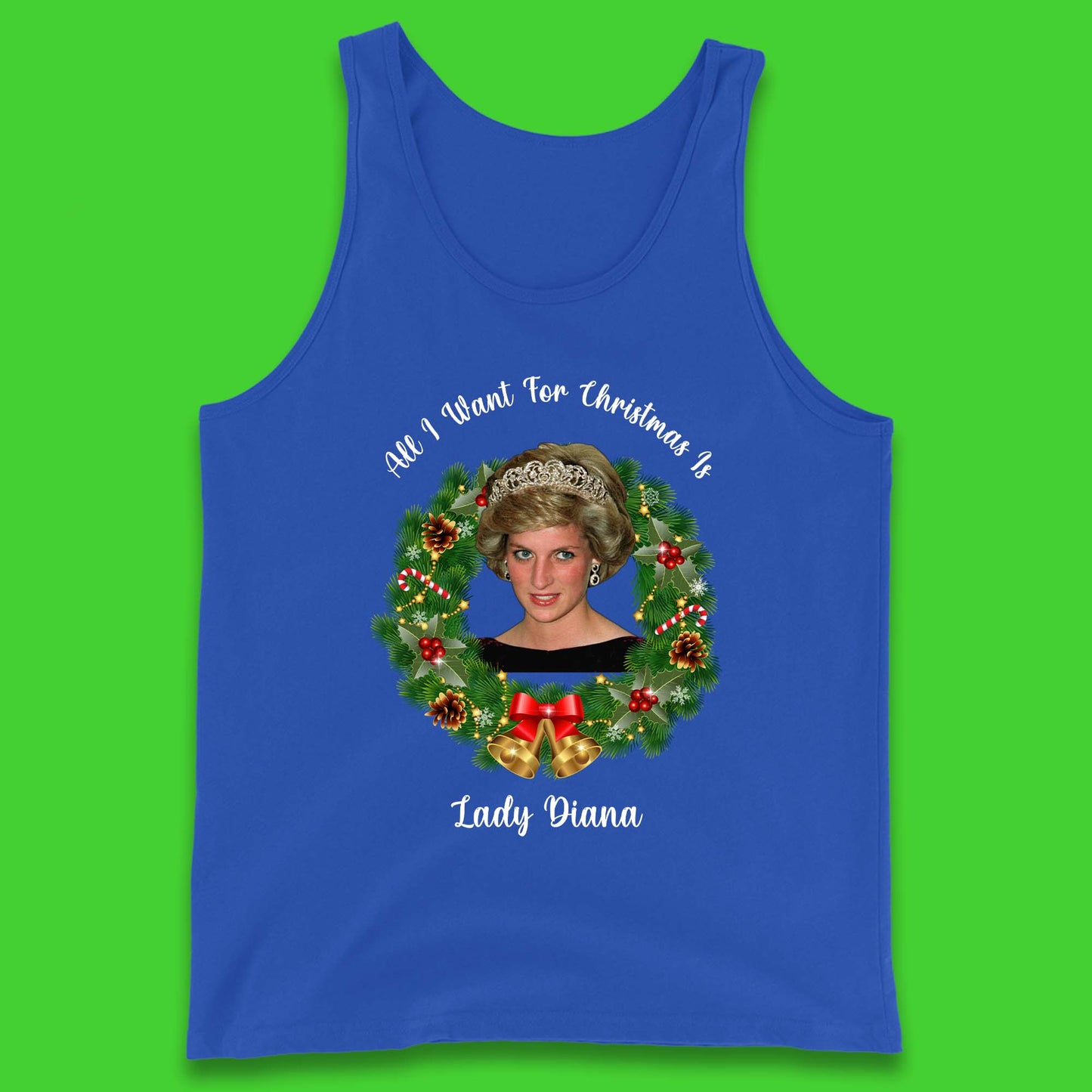 Lady Diana Christmas Tank Top