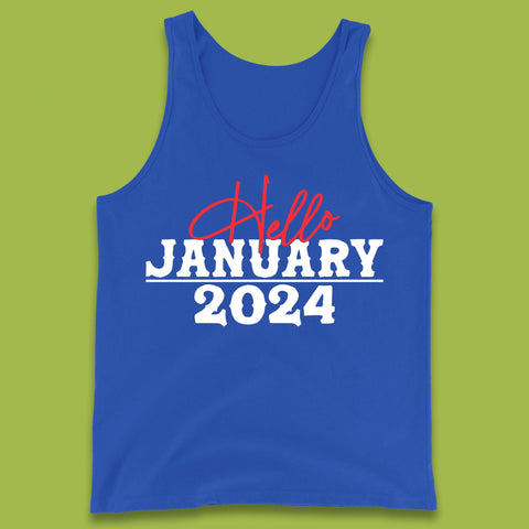 Hello January 2024 Tank Top