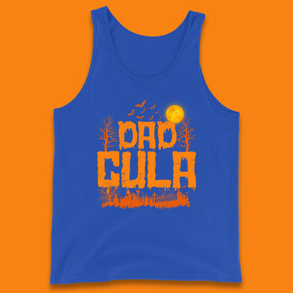 Dadcula Halloween Funny Monster Ghost Spooky Dad Gift Tank Top