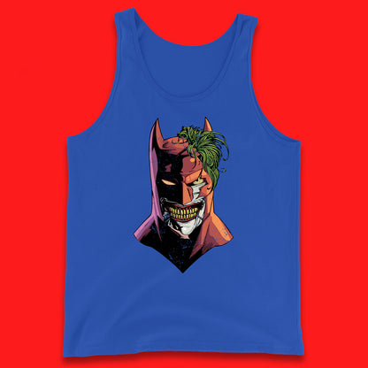 DC Comics Batman Mouth Wall Batman X The Joker Spoof Supervillain Comic Book Character Tank Top