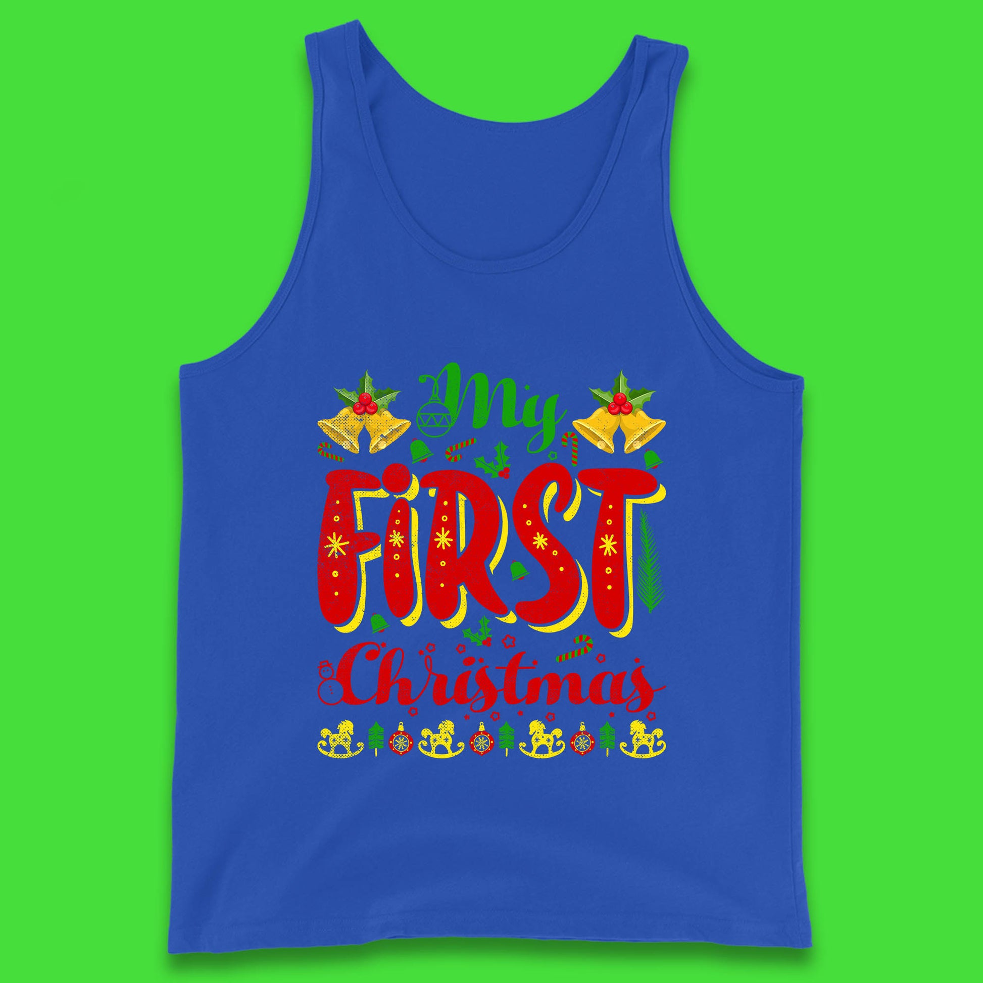 my first christmas tank top