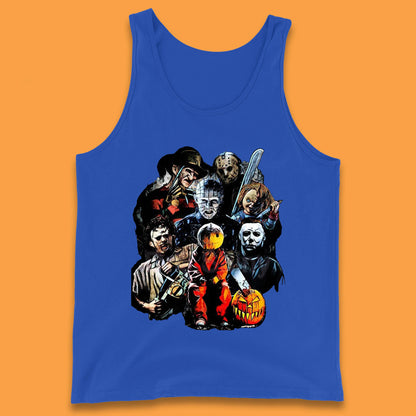 Halloween Horror Movie Characters Friends Halloween Villians Serial Killers Tank Top