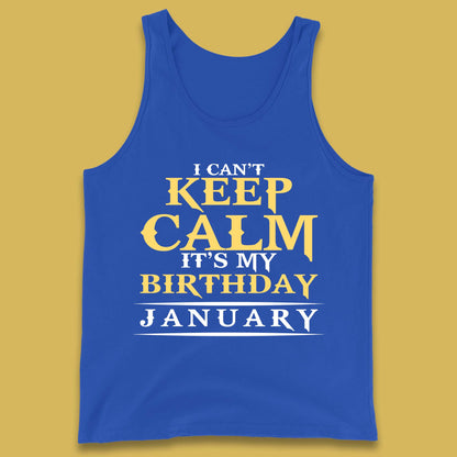 January Birth Party Tank Top