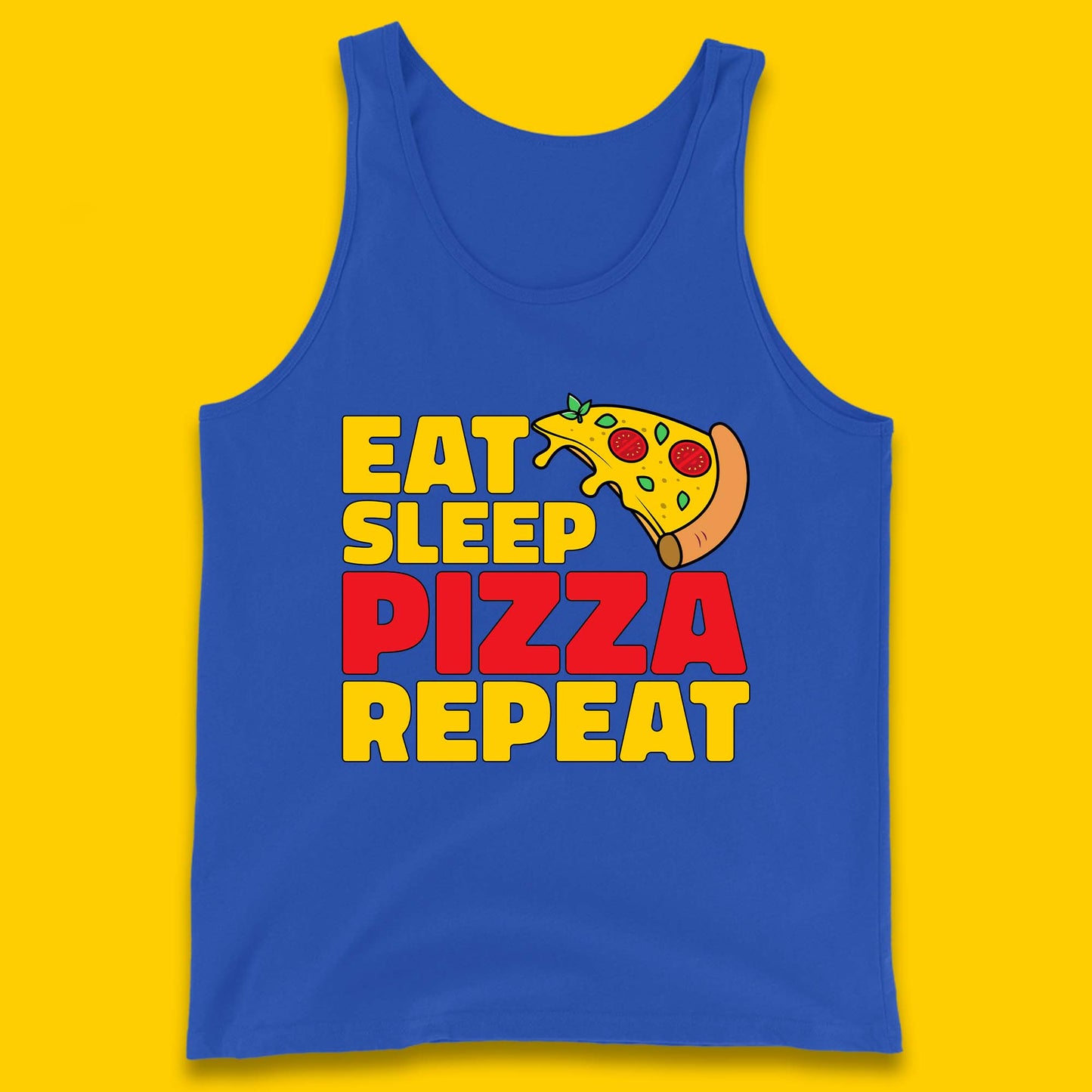 Eat Sleep Pizza Repeat Tank Top