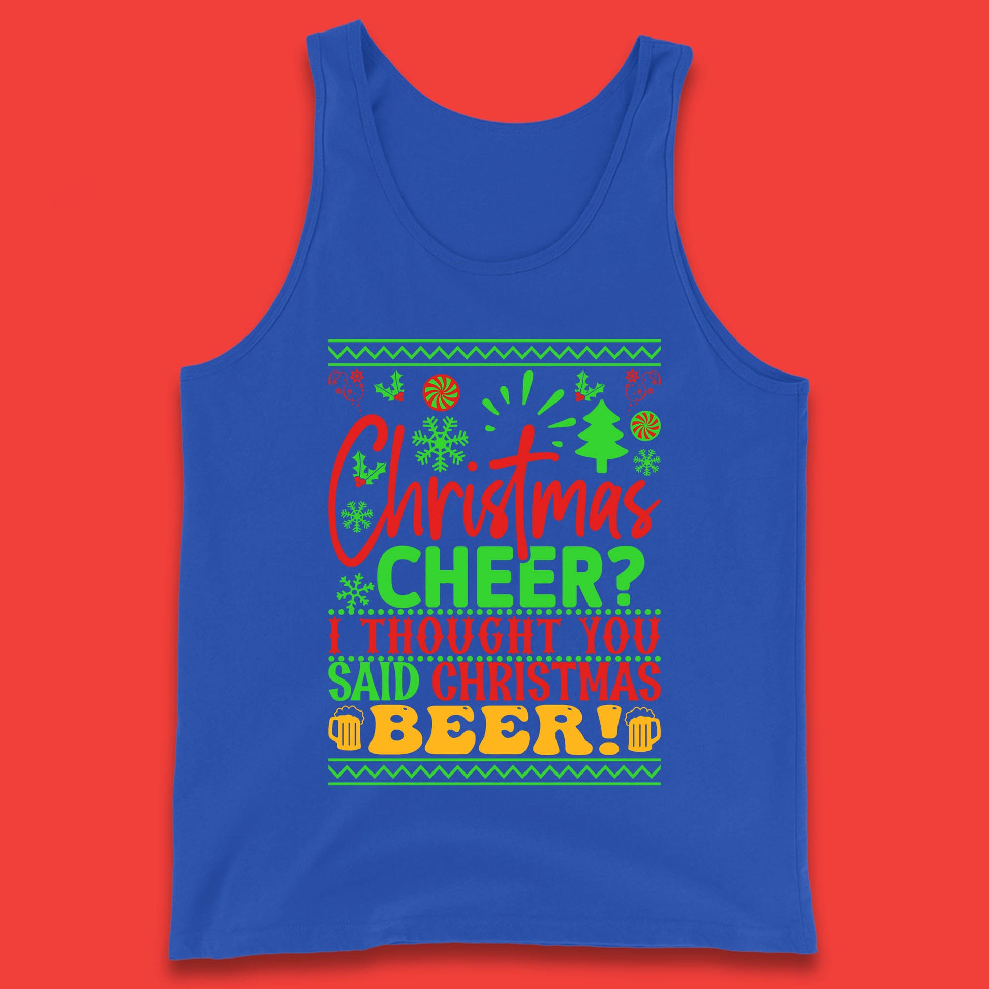 christmas cheer tank top