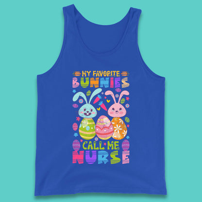 My Favorite Bunnies Call Me Nurse Tank Top