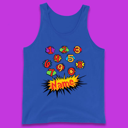 Personalised Number Day Tank Top