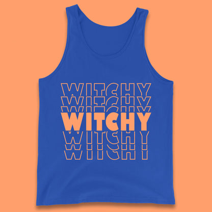 Witchy Halloween Witches Spooky Witch Vibes Witchy Aesthetic Halloween Party Tank Top