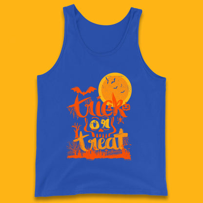Trick Or Treat Happy Halloween Horror Scary Spooky Season Halloween Vibes Tank Top