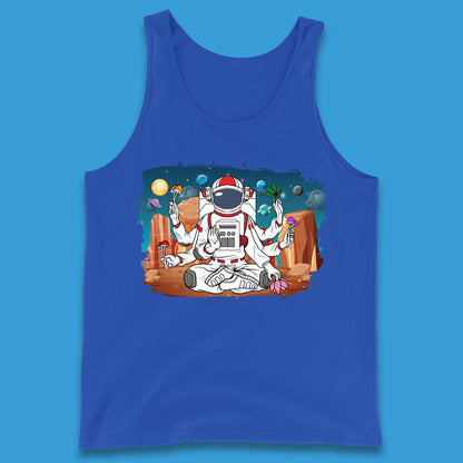 Meditating Astronaut Yoga Tank Top