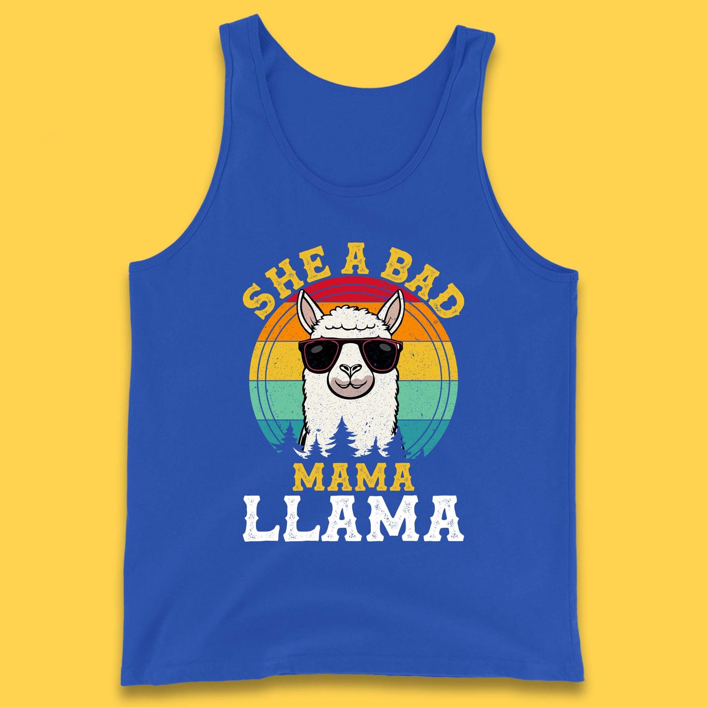 She A Bad Mama Llama Tank Top