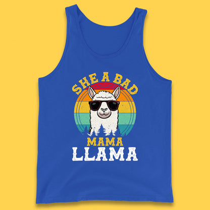 She A Bad Mama Llama Tank Top